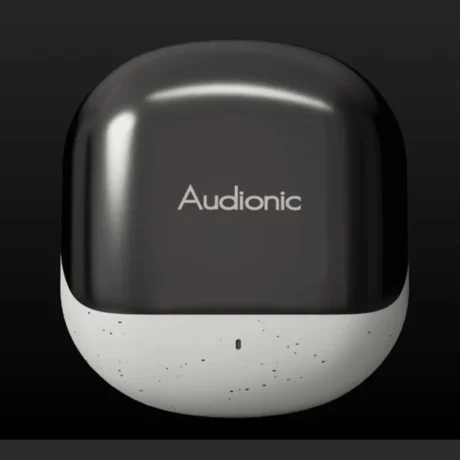 Audionic 595 Wireless Bluetooth Earbuds Flip (White)