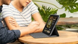 Logitech Slim Folio Full Size Keyboard Case for iPad